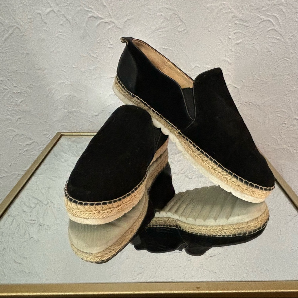 Simple Black Slip-On Shoes